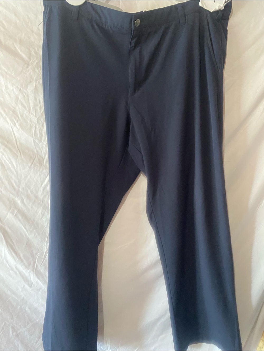 adidas Men's Navy Straight Dress Pants